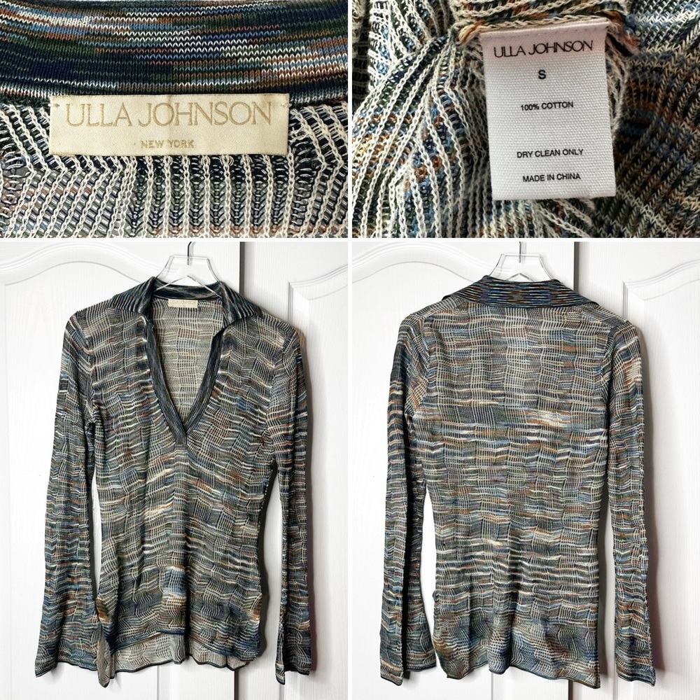 Ulla Johnson Marlo Top Azurite Runway Knit Size Small - Picture 5 of 10